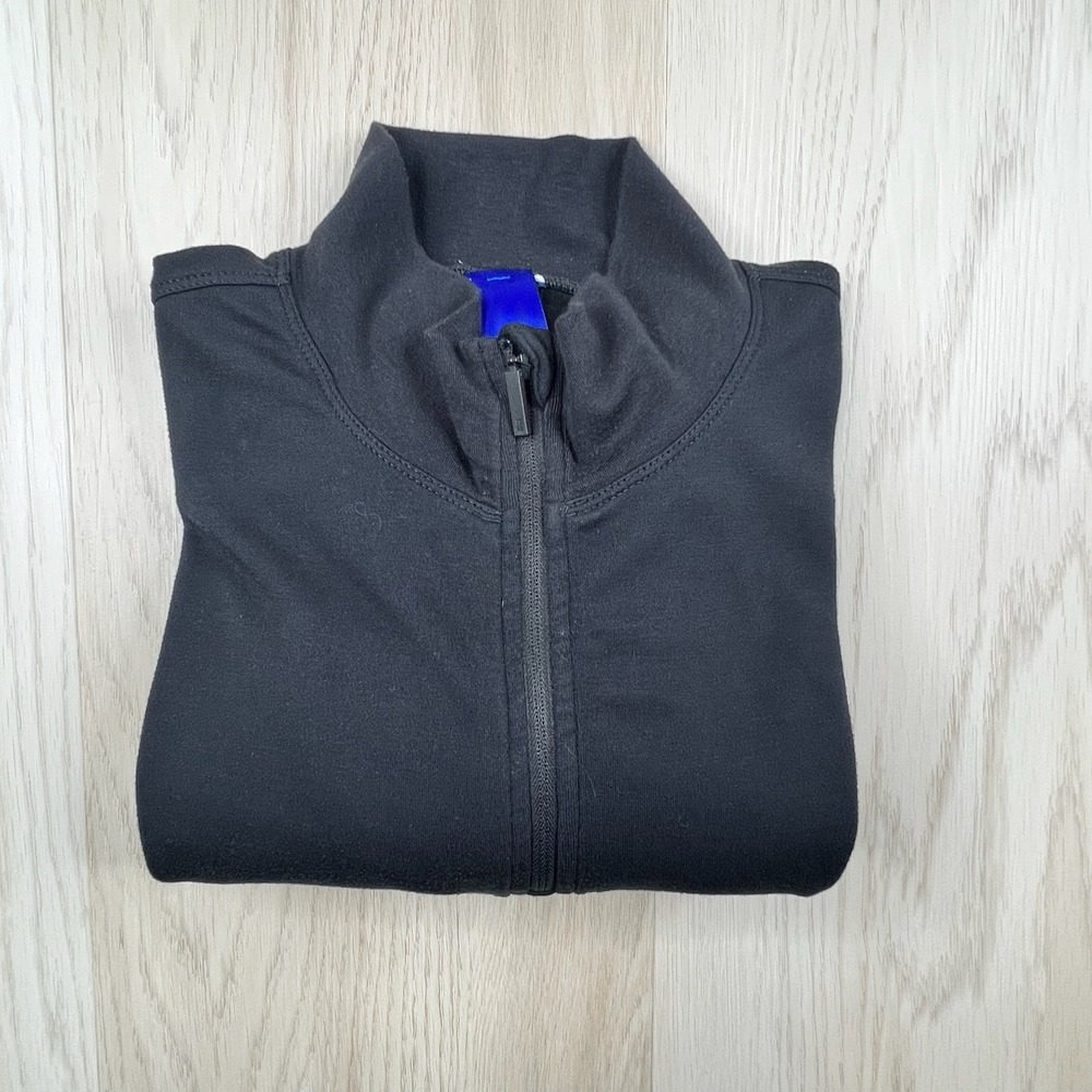 Kit And Ace Friday 1/4 Zip Pullover Men's Size M Medium Black